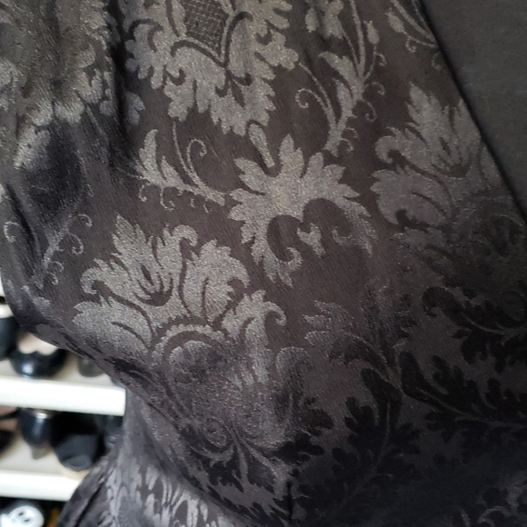 A Classic Paradise Vintage Style Goth Damask Dress - Picture 3 of 5
